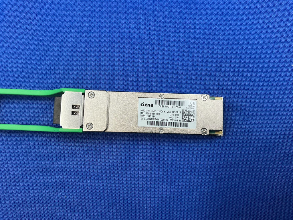 New Bulk Ciena 160-9431-900 100G-FR SMF 1310nm 2Km QSFP28 MPO/LC Transceiver