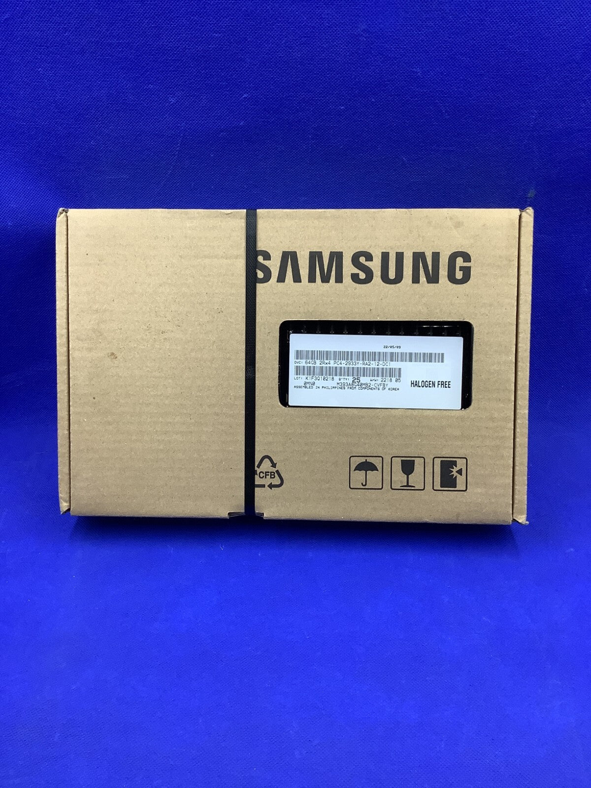 NEW M393A8G40MB2-CVF SAMSUNG 64GB (1X64GB) 2RX4 PC4-2933Y  MEMORY