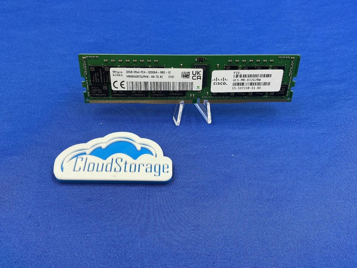 UCS-MR-X32G2RW CISCO 32GB (1X32GB) 2RX4 PC4-3200AA MEMORY HMA84GR7DJR4N-XN