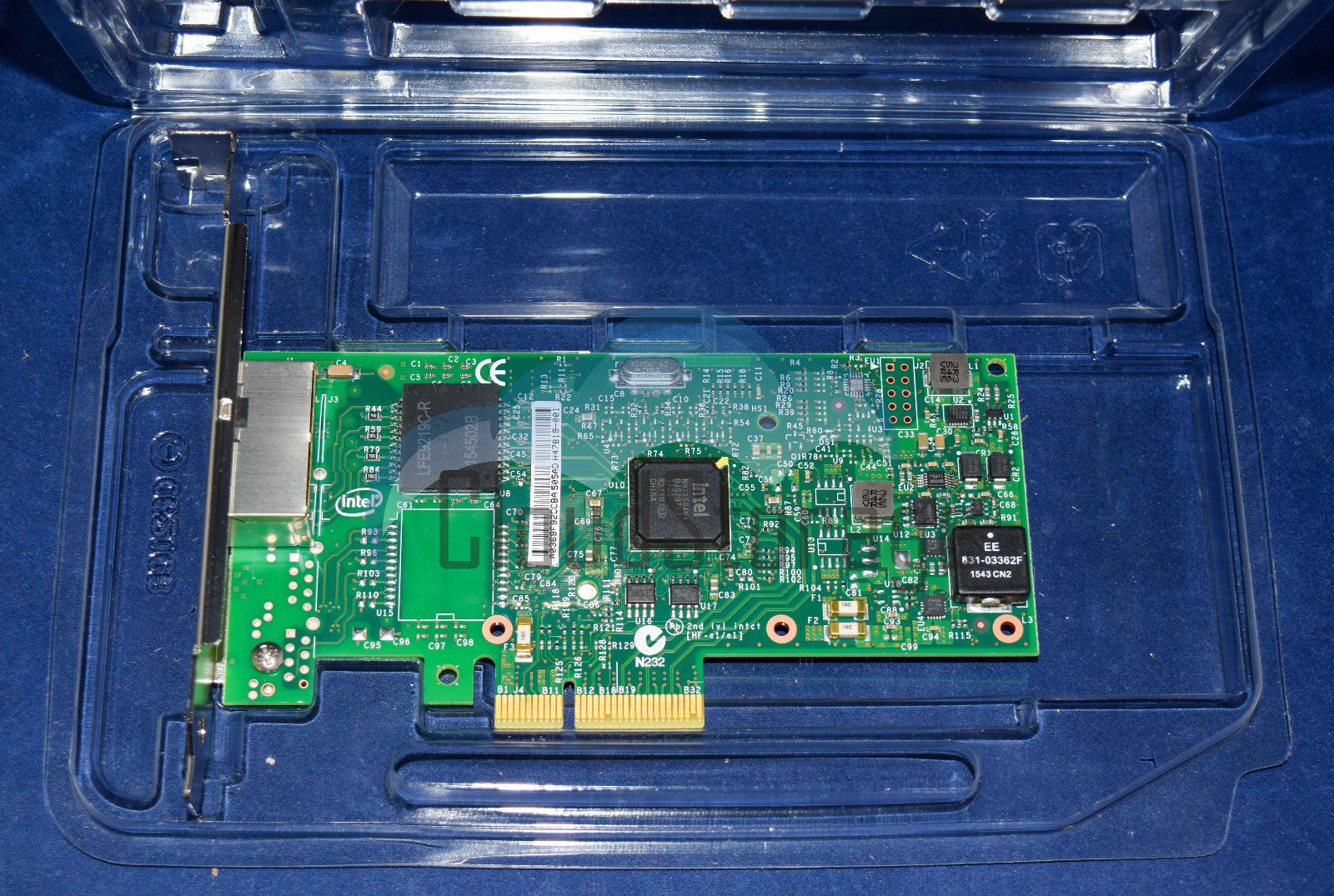 Original INTEL I350-T2V2 PCI EXPRESS x4 2 PORTS ETHERNET SERVER ADAPTER