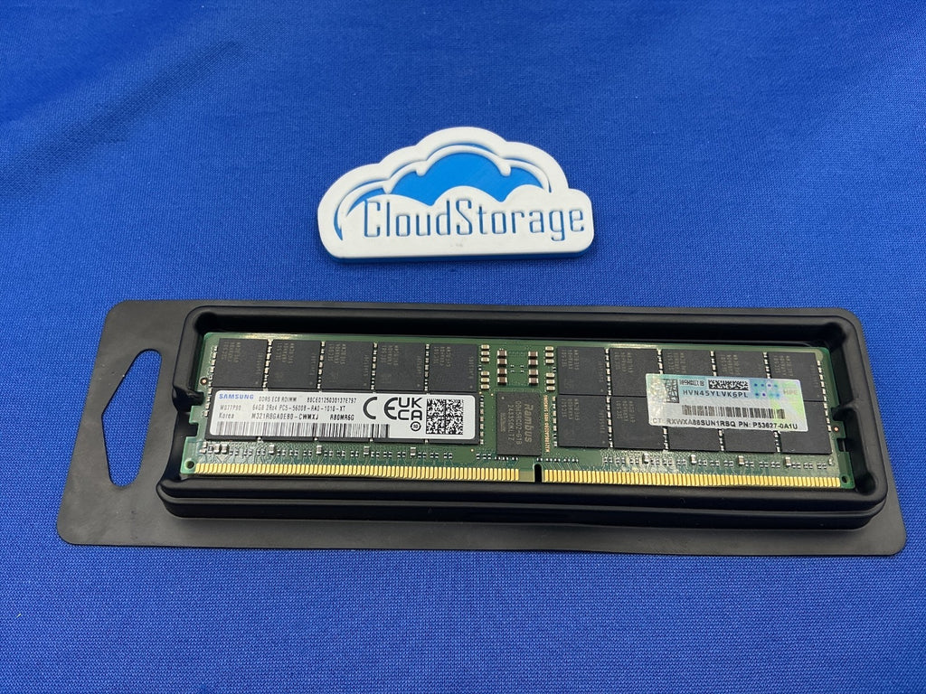 P53627-0A1U HPE 64GB (1X 64GB) 2RX4 PC5-5600B DDR5 RDIMM Smart Memory