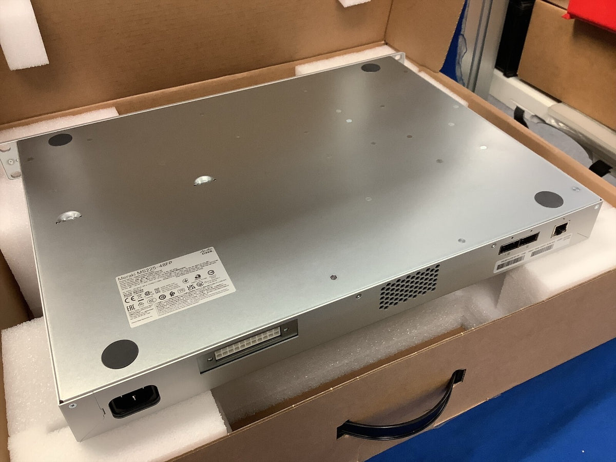 MS225-48FP-HW Cisco Meraki MS225-48FP 48-Port PoE+ Cloud Managed SwitchUnclaimed
