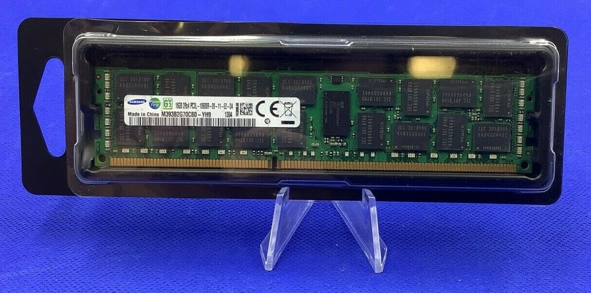 SAMSUNG M393B2G70CB0-YH9 16GB (1X16GB) 2RX4 PC3L-10600R Server Memory
