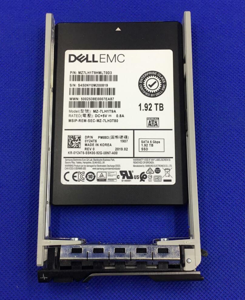 MZ-7LH1T9A Dell Samsung PM883 2.5 1.92TB 6GBPS RI SATA SSD Y24T6 0Y24T6