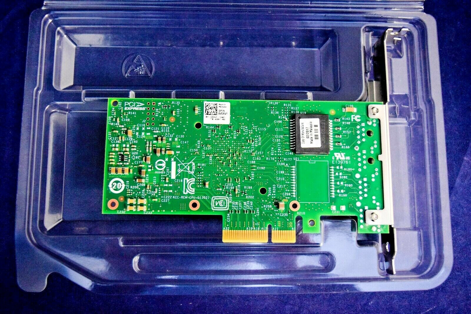 INTEL I350-T2 PCI EXPRESS x4 2 PORTS ETHERNET SERVER ADAPTER DELL 0XP0NY 07MJH5
