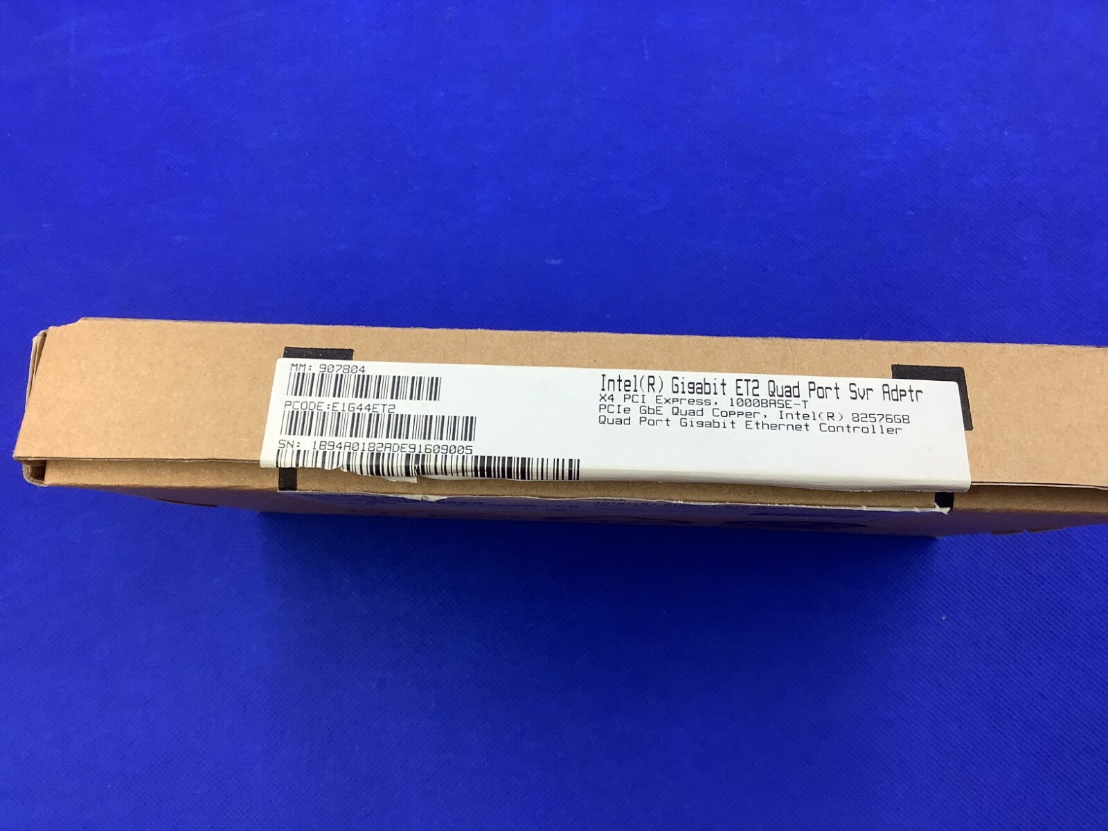 NOB E1G44ET2 INTEL ORIGINAL PRO/1000 ET2 1GbE QUAD PORT NIC E1G44ET2BLK
