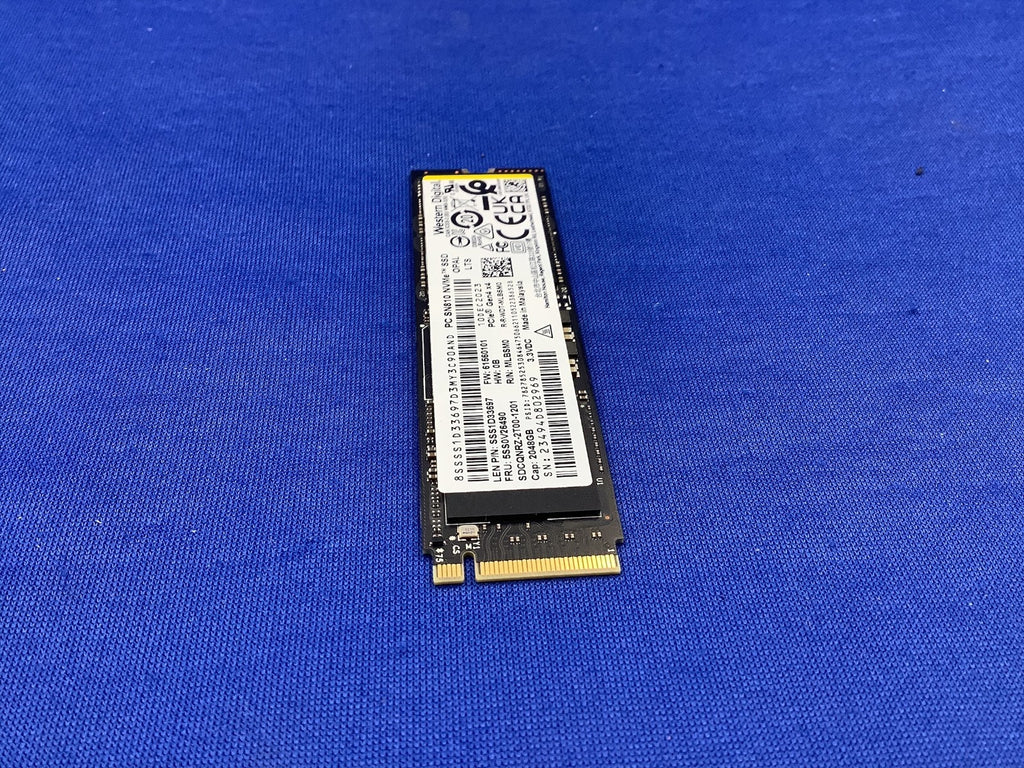 Lenovo  Western Digital PC SN810 NVMe M.2 2280 PCIE4X4 2TB SSD SDCQNRZ-2T00-1201
