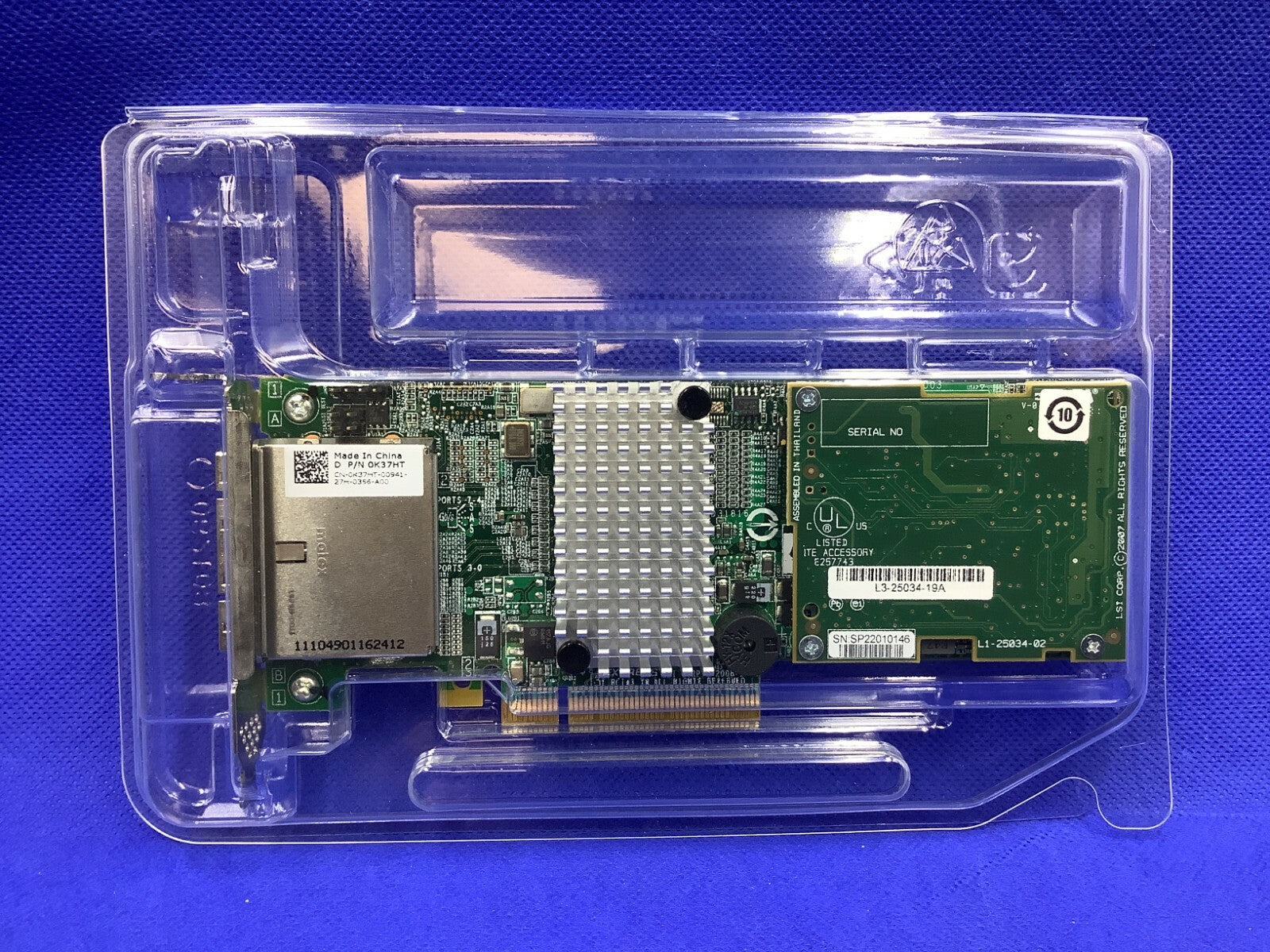 K37HT SAS9280-8e DELL/LSI 8-Port 6Gb/s PCI Express SATA /SAS RAID Controller