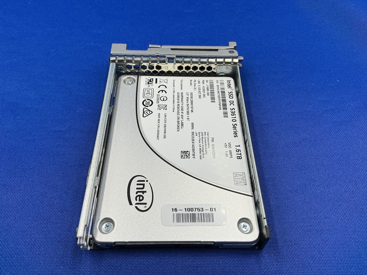 SSDSC2BX016T4K CISCO Intel DC S3610 Series 1.6TB 2.5" SATA 6Gbs SSD 16-100753-01