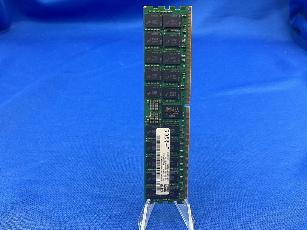MTC40F2046S1RC56BD2002 MICRON 64GB (1X64GB) 2RX4 PC5-5600B RDIMM MEMORY
