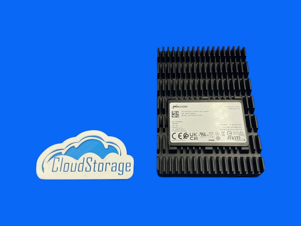 Micron MTFDKCC1T9TGP 7500 PRO 1.92TB U.3 PCIe Gen4 NVMe 2.5" Enterprise SSD