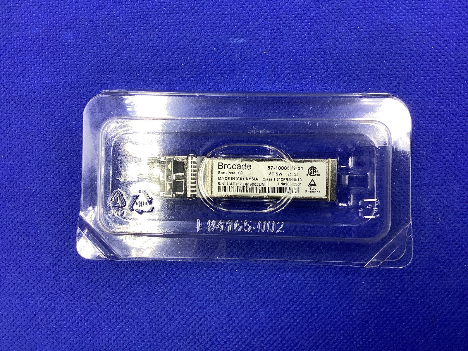 57-1000012-01 Brocade 8GBASE-SR FC SWL 850nm SFP+ Transceiver Module