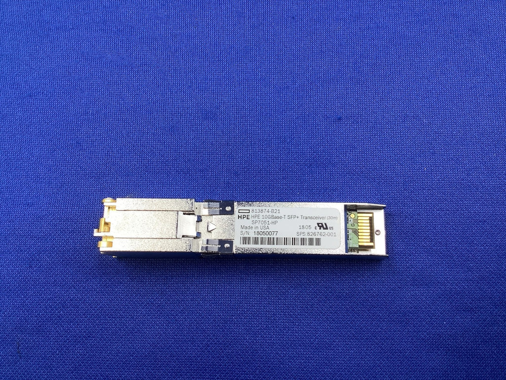 813874-B21 HPE 10GBase-T SFP+ Transceiver 826762-001 SP7051-HP 813876-001