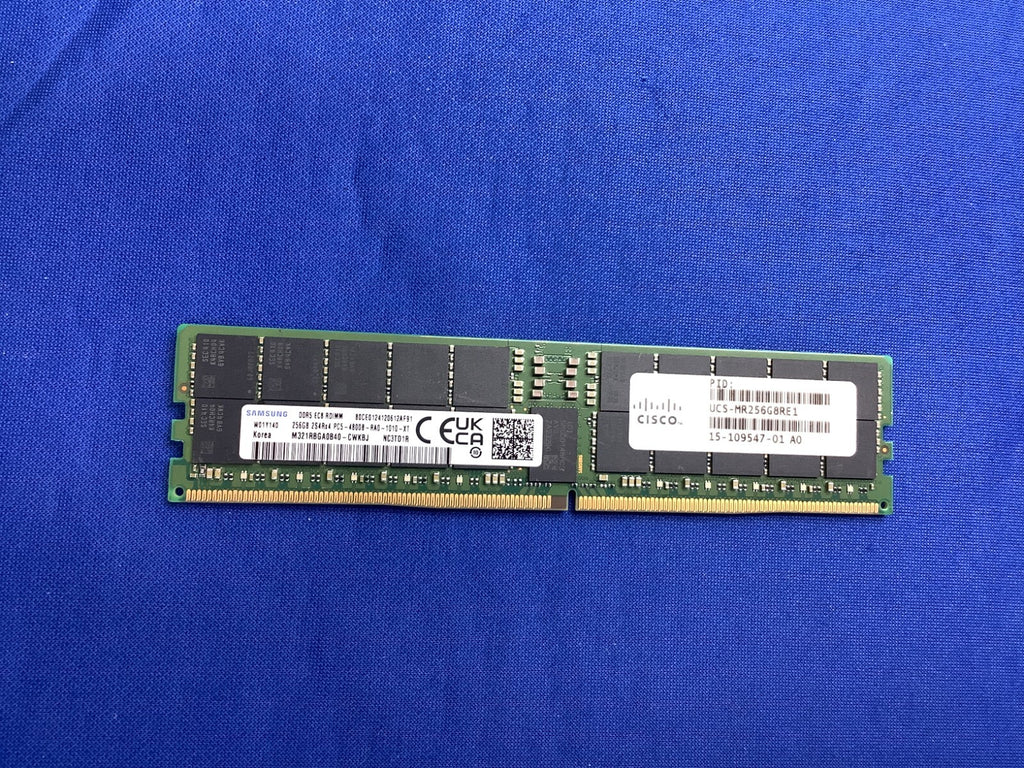 UCS-MR256G8RE1 CISCO 256G (1X256GB) 2S4Rx4 PC5-4800B ECC RDIMM MEMORY