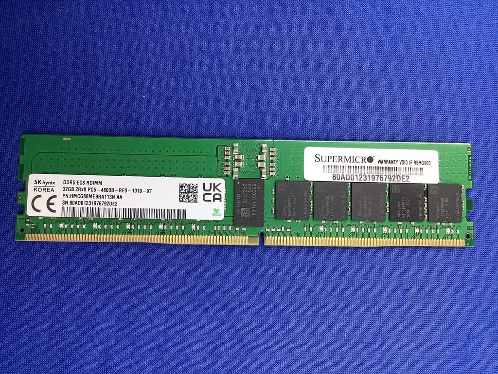 HMCG88MEBRA113N HYNIX 32GB (1X32GB) 2RX8 PC5-4800B RDIMM MEMORY