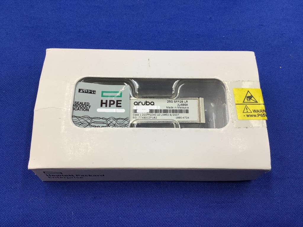 NOB JL486A  HPE  Aruba 25G SFP28 LC LR 10KM SMF Transceiver JL486-61001