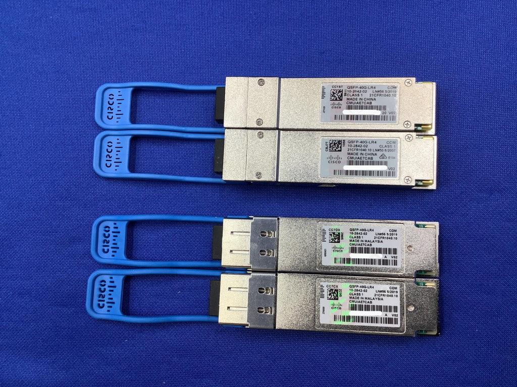 QSFP-40G-LR4 CISCO 40Gb LR4 SMF QSFP+ 1310nm 10km Transceiver 10-2842-02