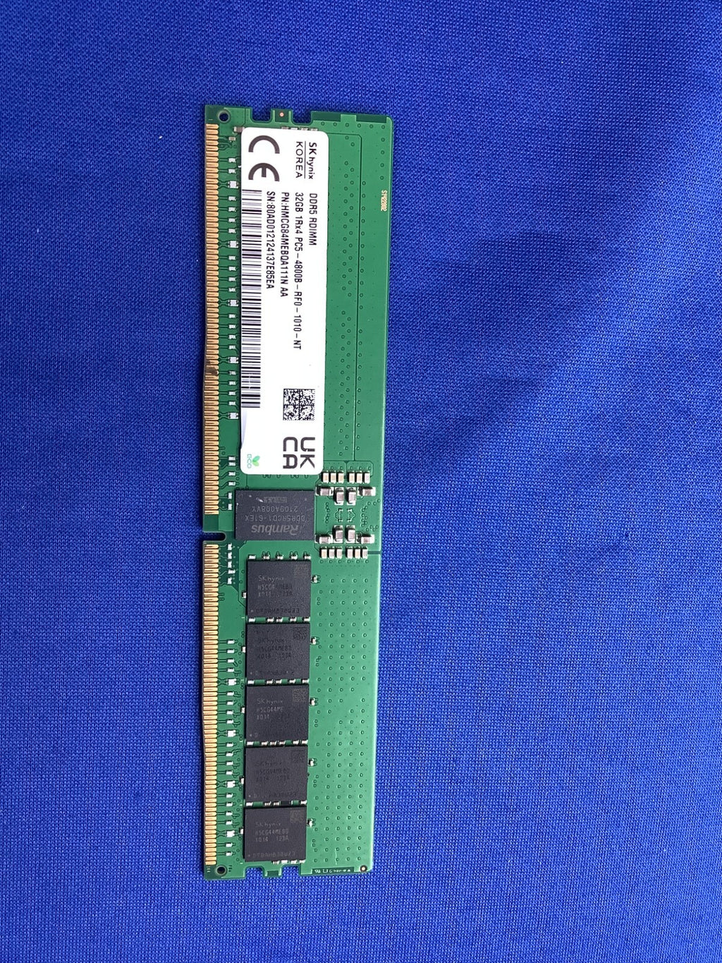 HMCG84MEBQA111N HYNIX 32GB (1x32GB) 1RX4 PC5-4800B ECC RDIMM MEMORY