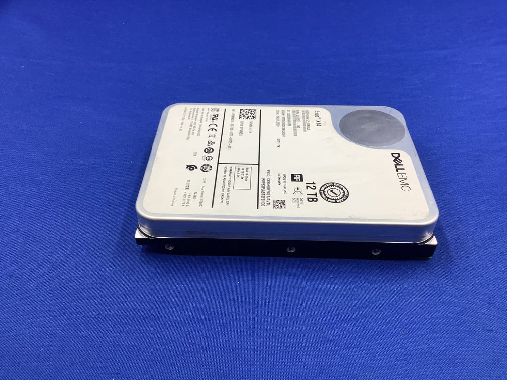 YMN53 Dell 12TB  EXOS X14  7.2K SAS 12Gb/s 3.5in 512e HDD 0YMN53 ST12000NM0158
