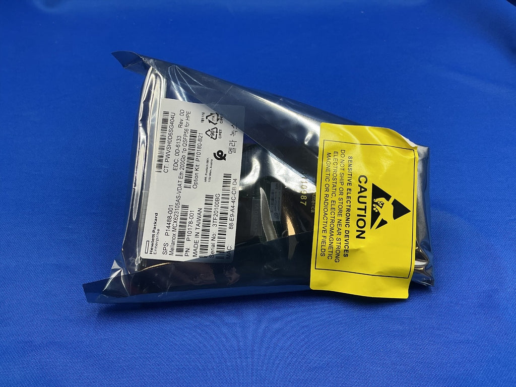 P10180-B21 HPE 200GBE ConnectX-6 MCX623105AS-VDAT ETHERNET 1-PORT QSFP56 ADAPTER