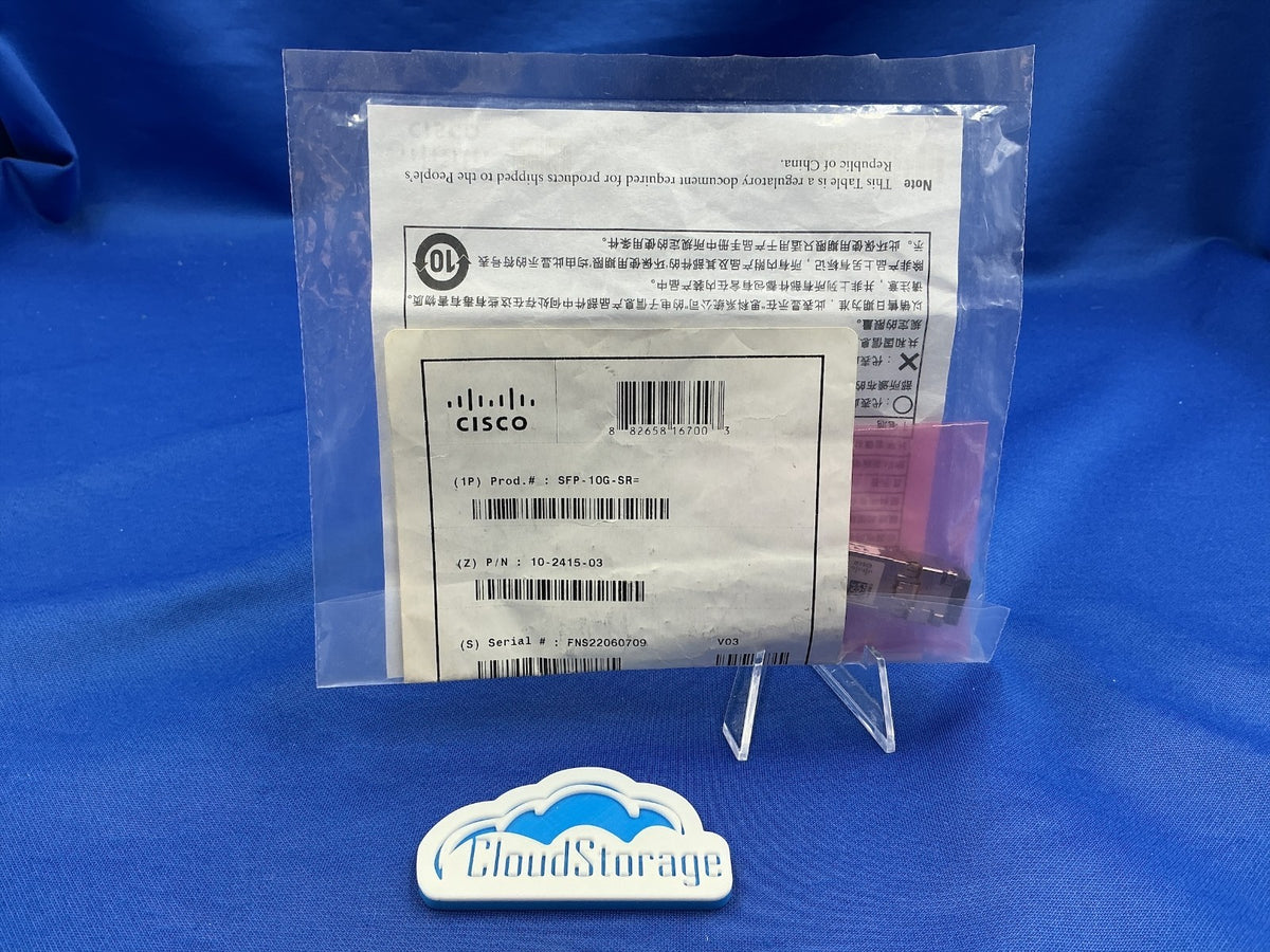 SFP-10G-SR Orginal Cisco SFP-10G-SR 10-2415-03 V03 10GB SR SFP MODULE 10-2415-03