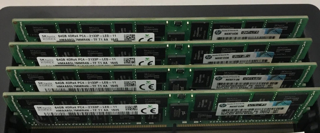 752373-091 HP 64GB 4RX4 PC4-2133P 726724-B21 774176-001 DDR4-2133 Reduced Memory