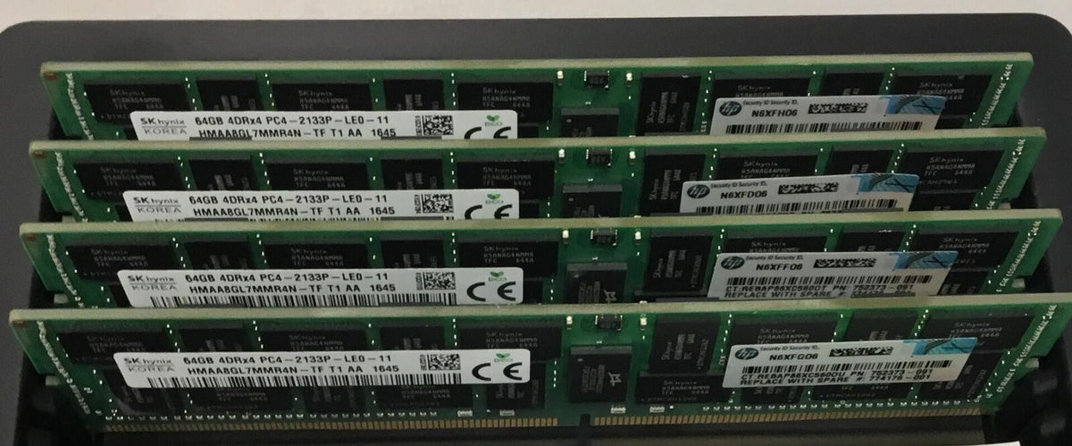752373-091 HP 64GB 4RX4 PC4-2133P 726724-B21 774176-001 DDR4-2133 Reduced Memory