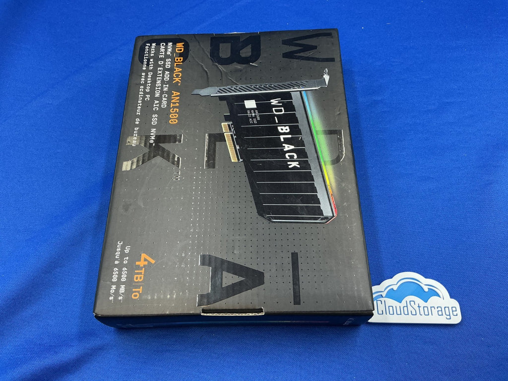 WDS400T1X0L WD BLACK AN1500 NVMe AIC 4TB PCI-Express 3.0 x8 Internal SSD