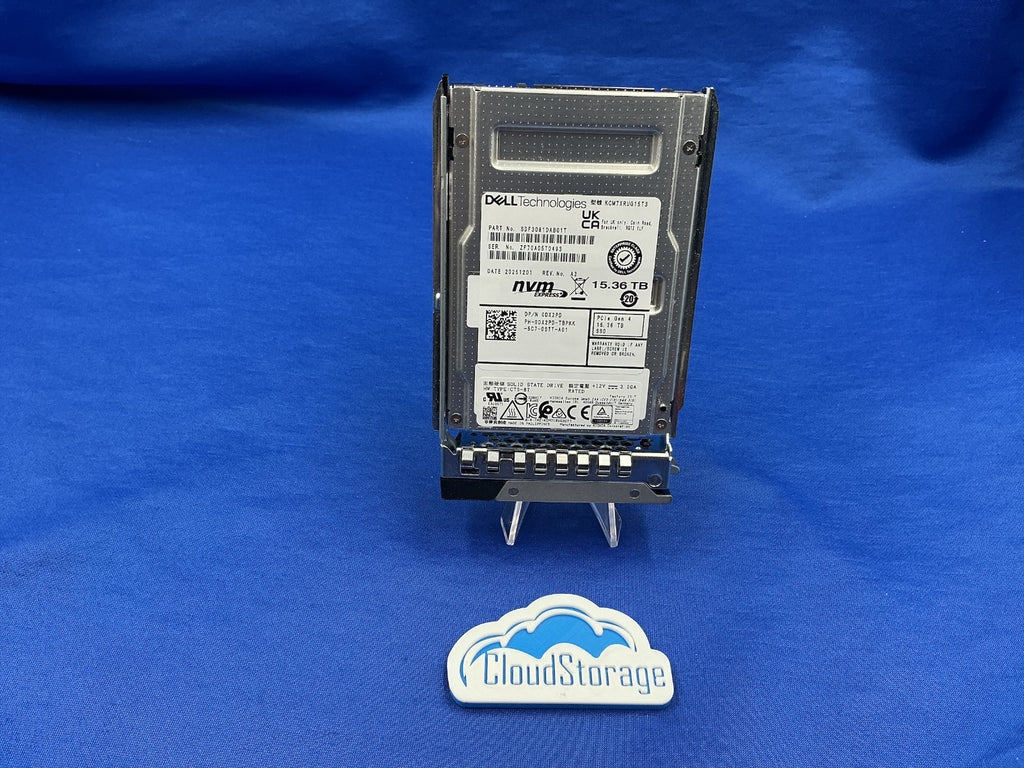 Dell Kioxia CM7-R 15.36TB U.2 NVMe Gen4 SSD DX2PD KCM7XRUG15T3