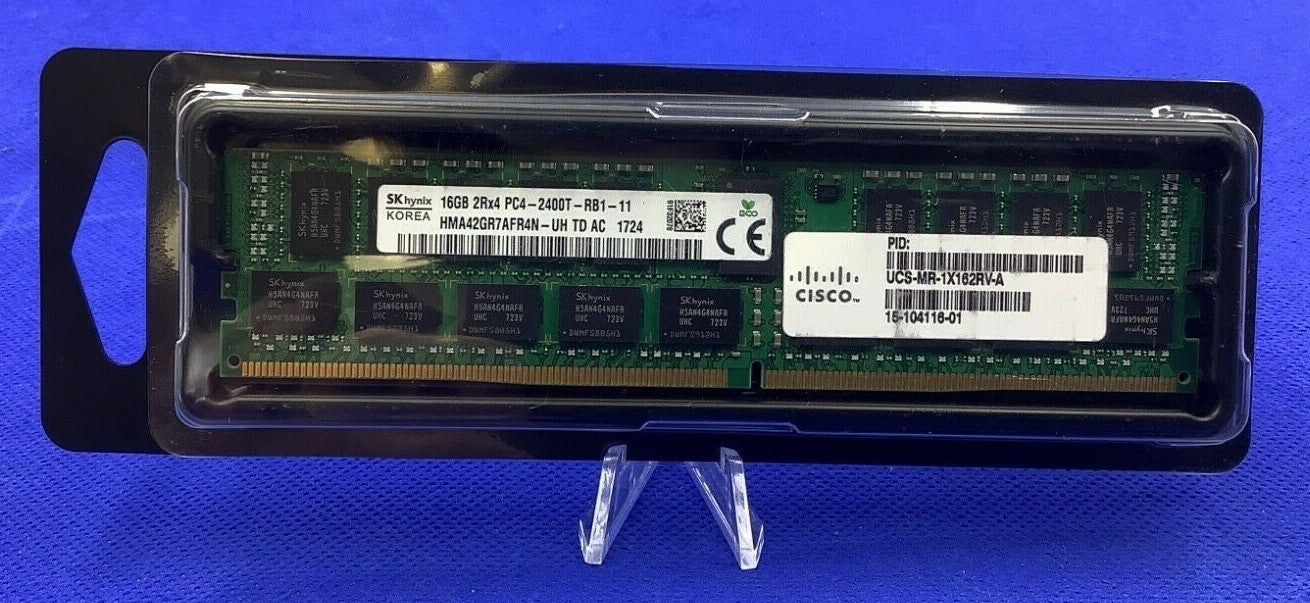 Cisco UCS-MR-1X162RV-A  16GB (1X16GB) 2RX4 PC4-2400T  Server Memory