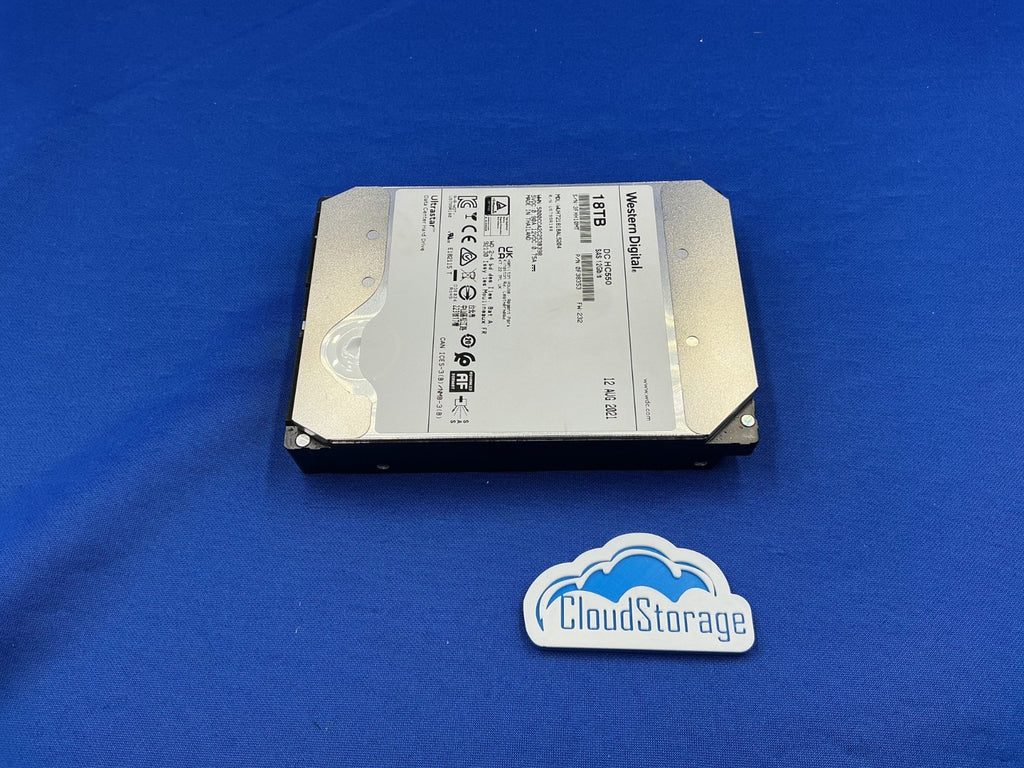 WD Ultrastar DC HC550 18TB 7.2K SAS 12Gbs 512MB 3.5" HDD WUH721818AL5204 0F38353
