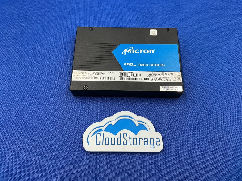 MTFDHAL6T4TDR Micron 9300 Max 6.4TB PCIe NVME U.2 2.5" Internal SSD