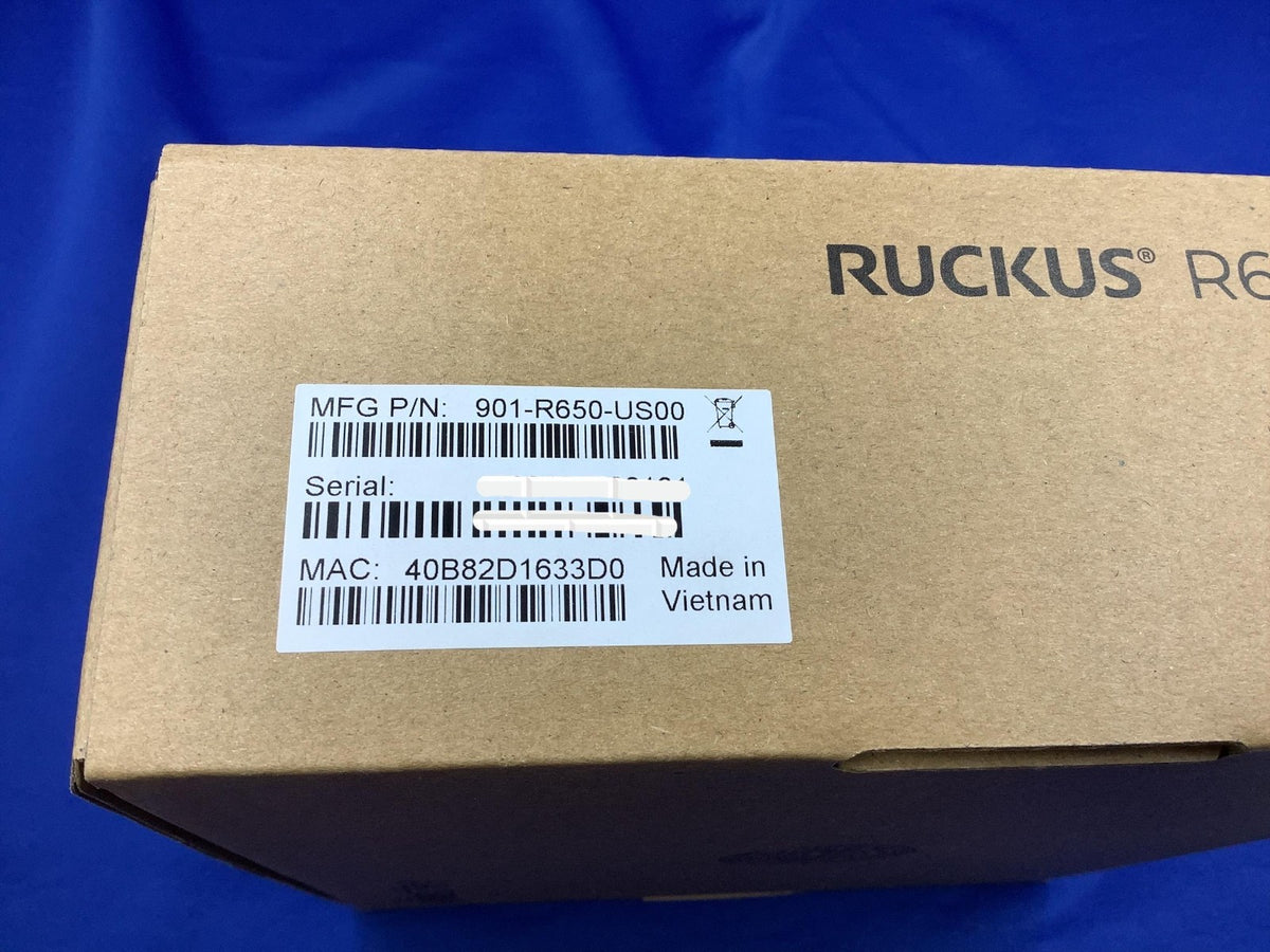 NEW 901-R650-US00 RUCKUS R650 Wi-Fi 6 4x4:4 Indoor Access Point