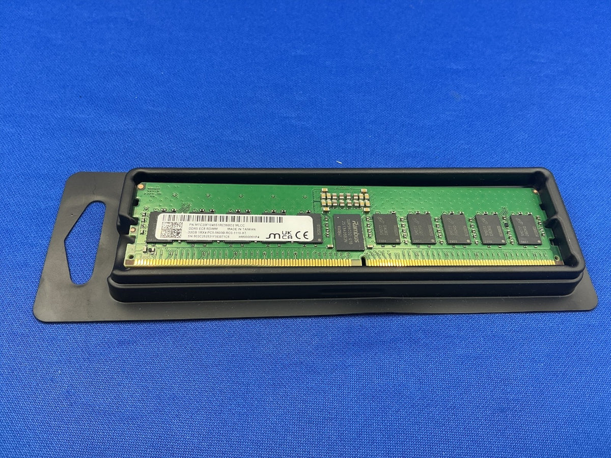 MTC20F1045S1RC56BD2  MICRON 32GB (1x32GB) 1Rx4 PC5-5600B MEMORY