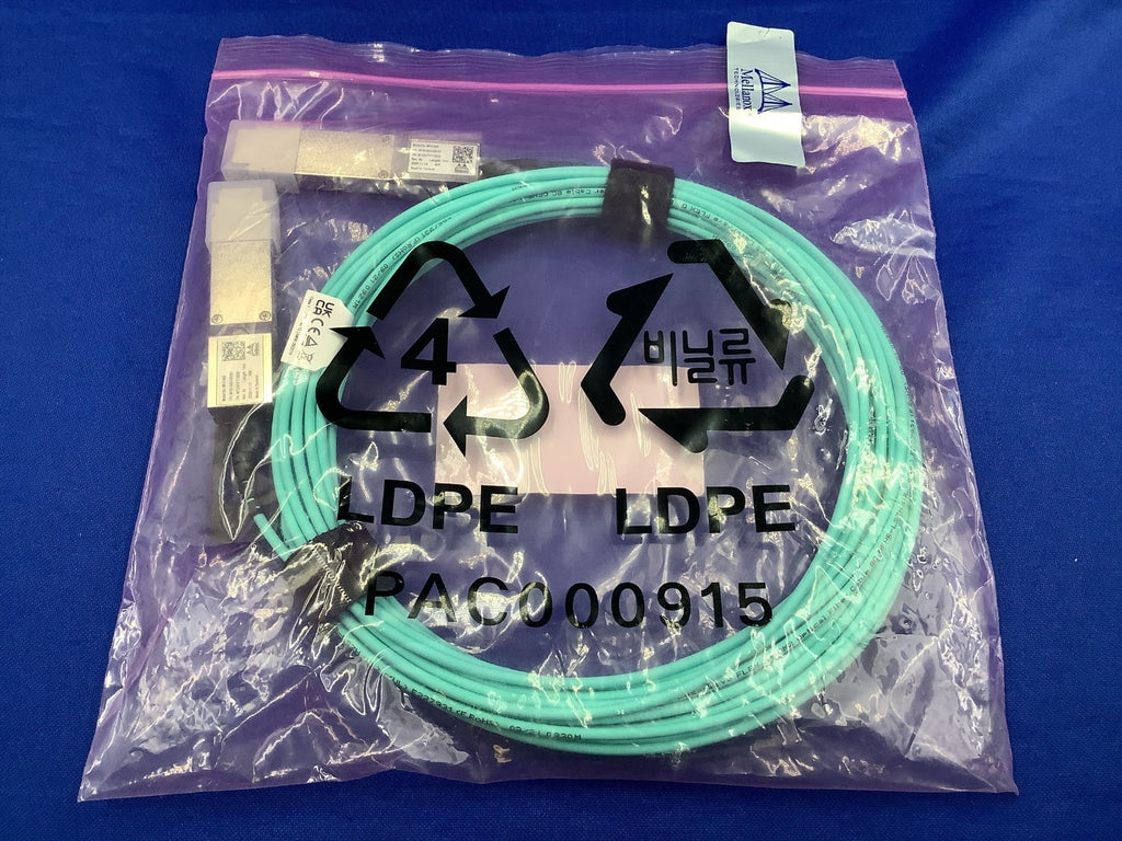 MFS1S00-H010V NVIDIA MELLANOX MFS1S00-H010V AOC Cable IB HDR up to 200Gb/s QSFP5