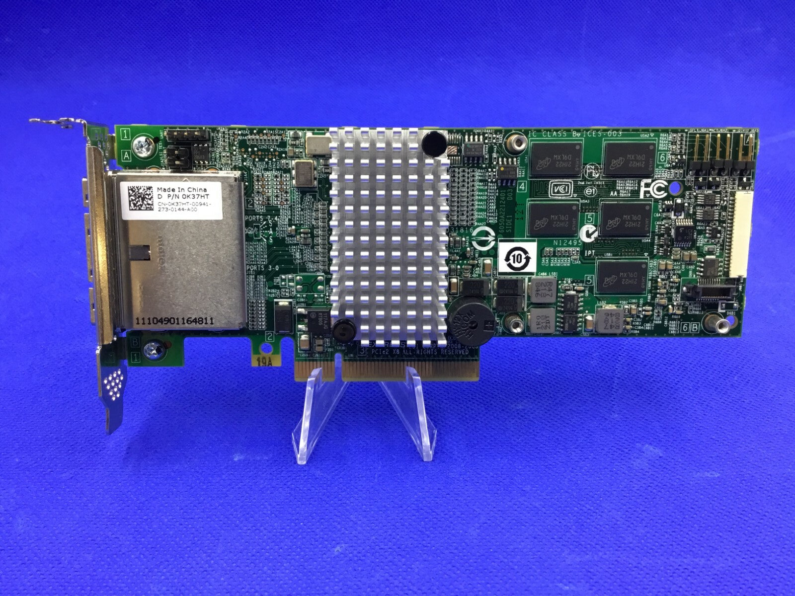 SAS9280-8e DELL/LSI 8-Port 6Gb/s PCI Express SATA /SAS RAID Controller K37HT