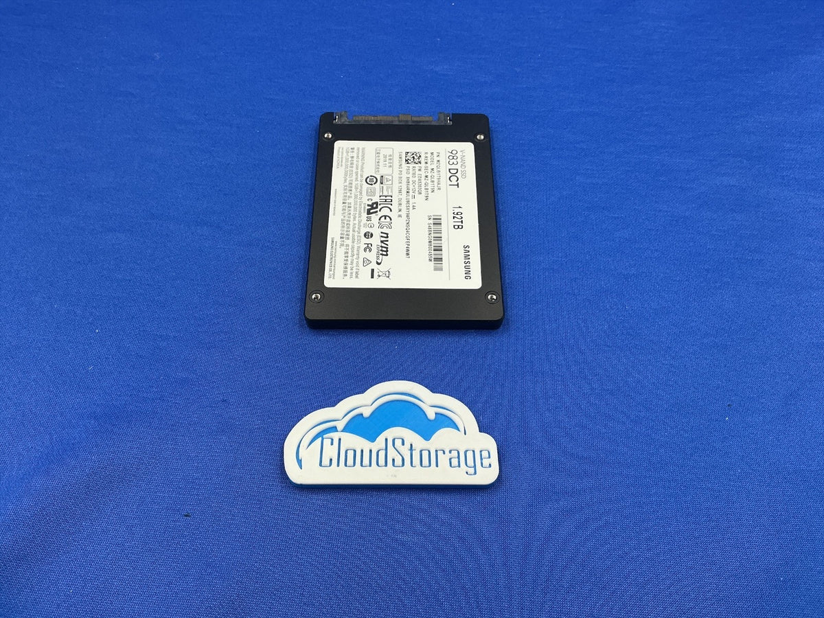 Samsung 983 DCT MZ-QLB1T9N 1.92TB U.2 PCIe 3.0 NVMe SSD MZQLB1T9HAJR