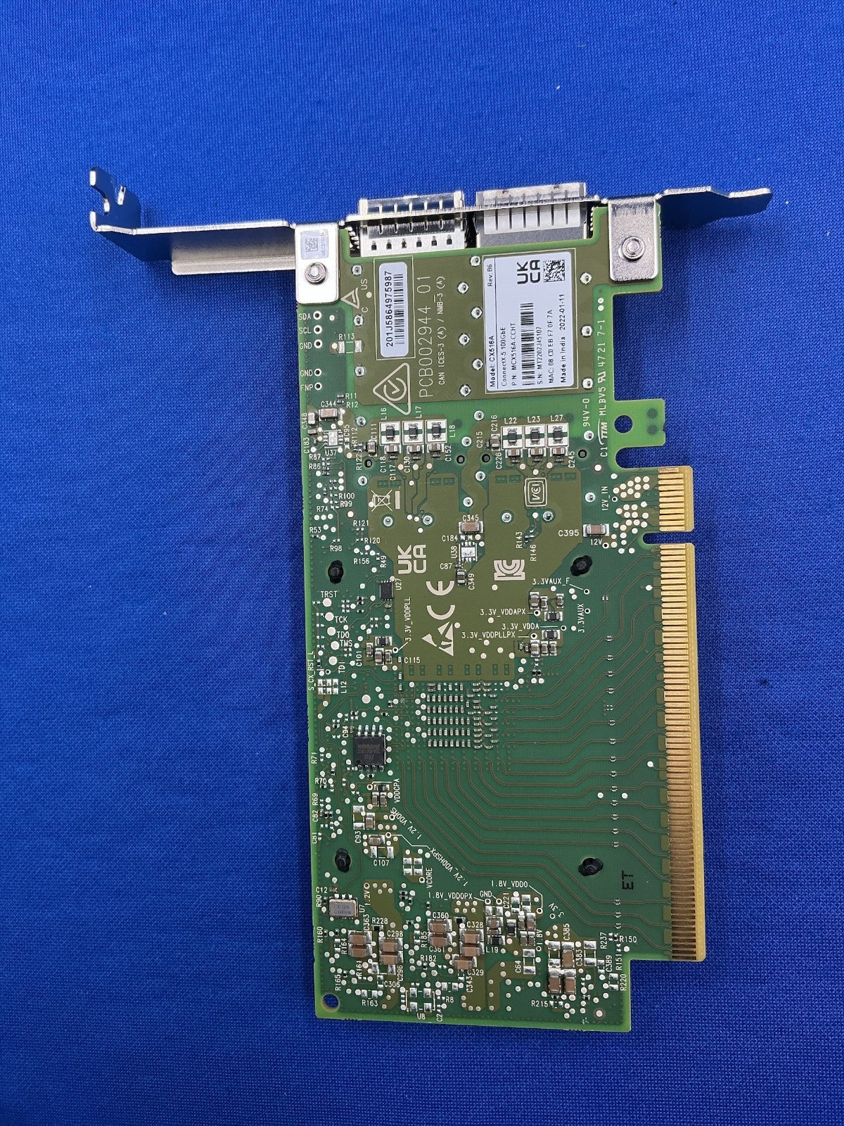 MCX516A-CCHT Mellanox ConnectX-5 100GbE Dual-Port QSFP28 2P PCIe Adapter Card