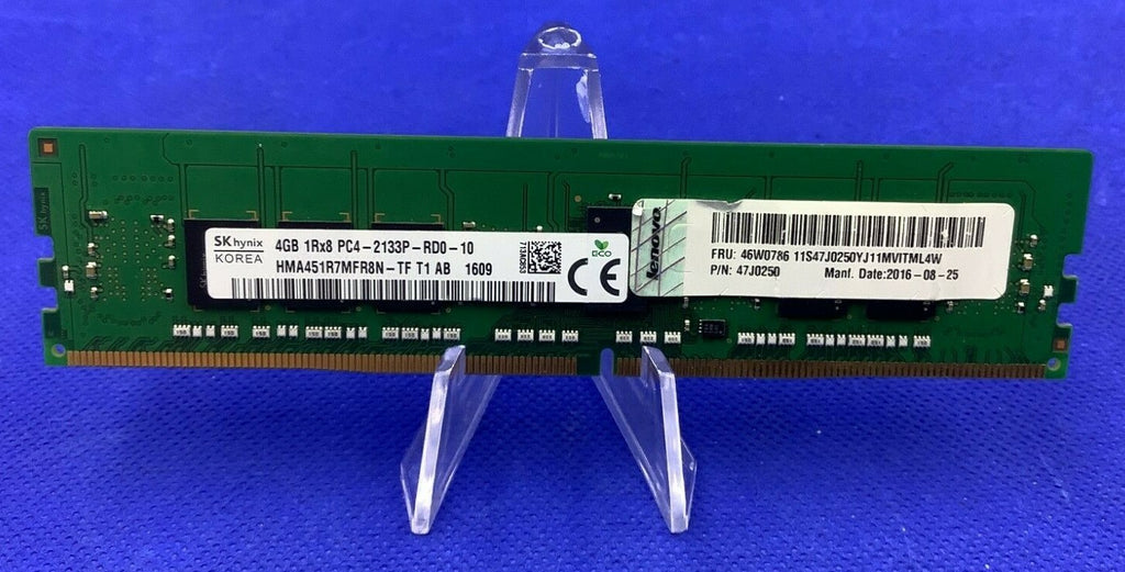46W0786 LENOVO 4GB (1X4GB) 1RX8 PC4-2133P MEMORY 46W0784 47J0250