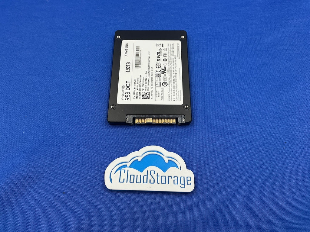Samsung 983 DCT MZ-QLB1T9NE 1.92TB U.2 PCIe 3.0 NVMe SSD MZQLB1T9HAJR