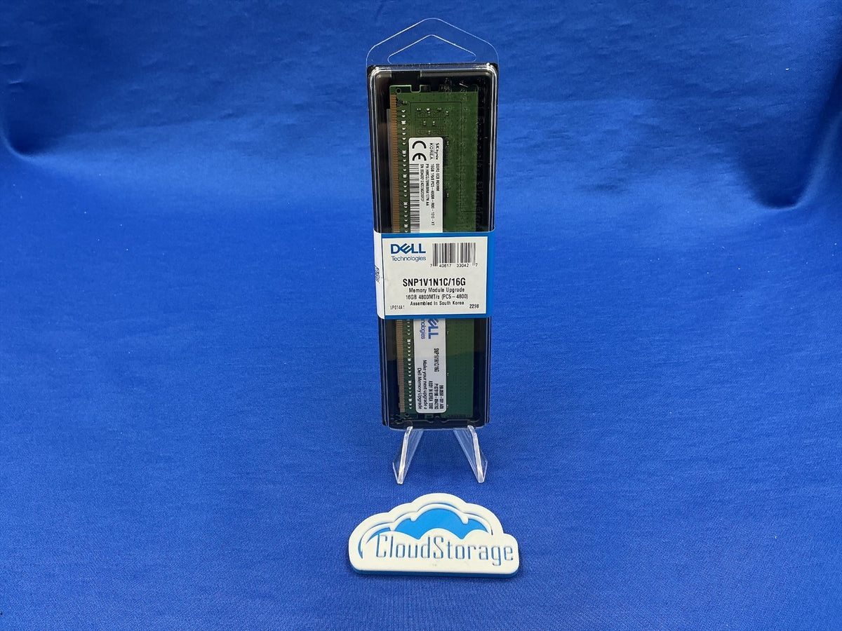 SNP1V1N1C/16G DELL 16GB (1X16GB) 1Rx8 PC5-4800B RDIMM MEMORY Brand New