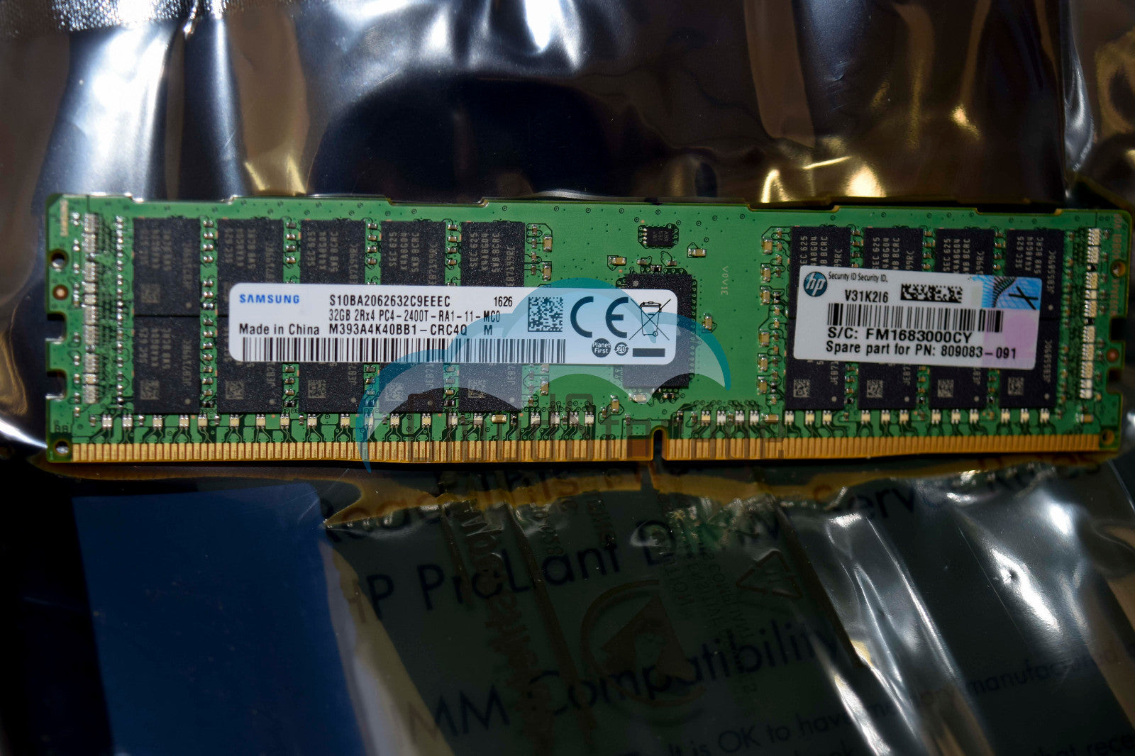 805351-B21 GENUINE HP 32GB 2RX4 PC4-2400T MEMORY 819412-001 809083-091