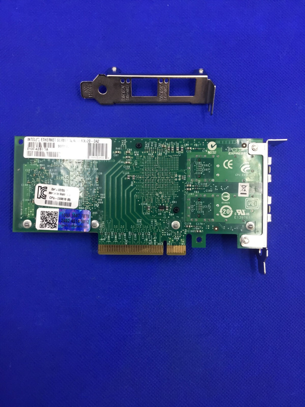 E10G42BTDA Intel 10Gb Dual Port X520-DA2 Ethernet Adapter Controller