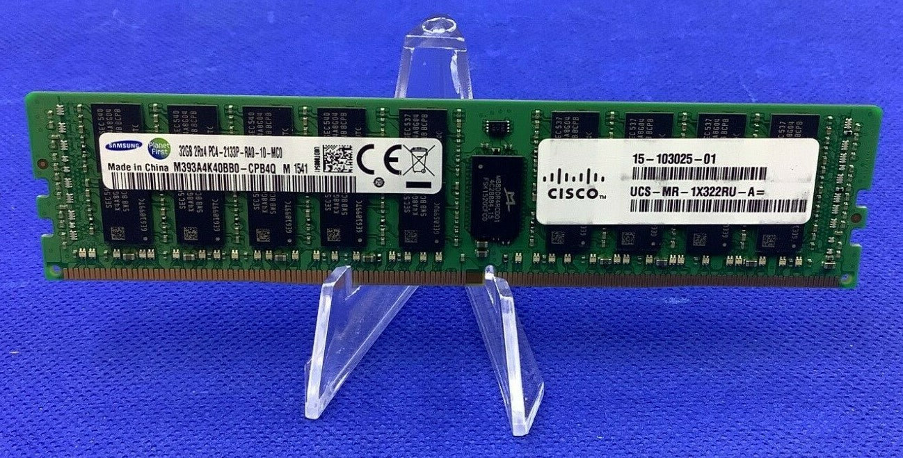 UCS-MR-1X322RU-A CISCO 32GB (1X32GB) 2RX4 PC4-2133P MEMORY