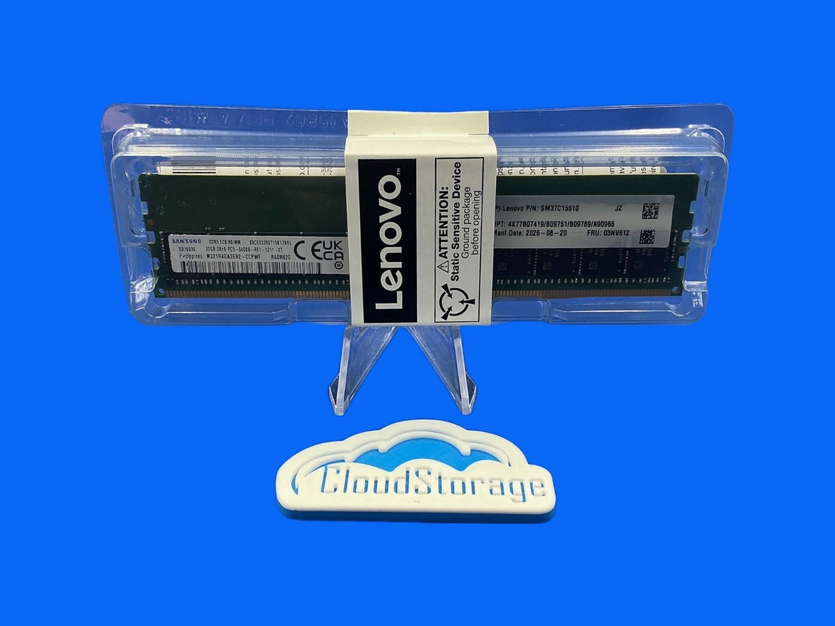 03NV612 LENOVO 32GB (1X32GB) 2Rx8 PC5-6400B RDIMM MEMORY M321R4GA3EB2-CCP