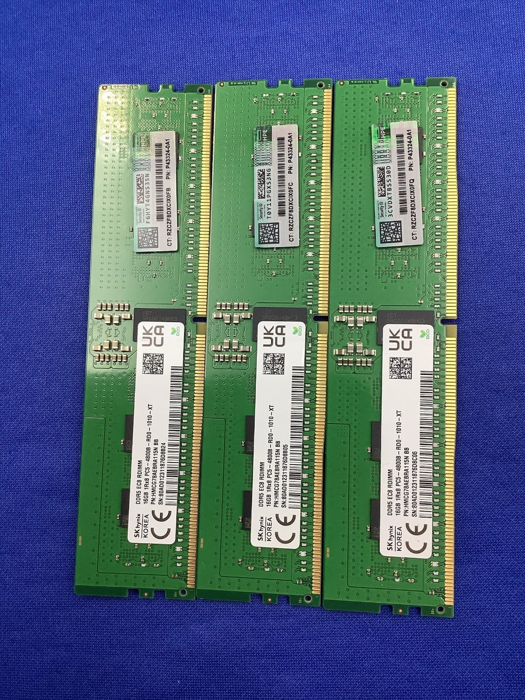P43324-0A1 HPE 16GB (1X16GB) 1RX8 PC5-4800B RDIMM SMART MEMORY