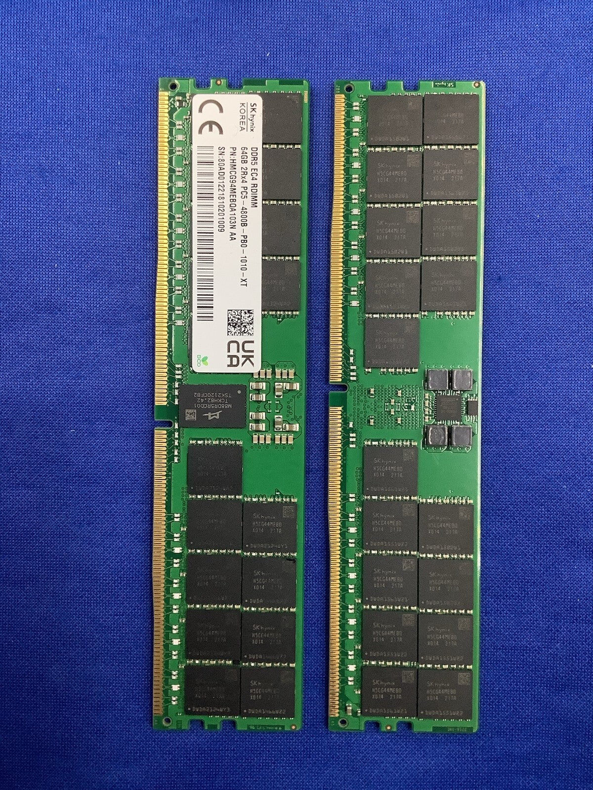 HMCG94MEBQA103N HYNIX 64GB (1X64GB) 2RX4 PC5-4800B RDIMM MEMORY