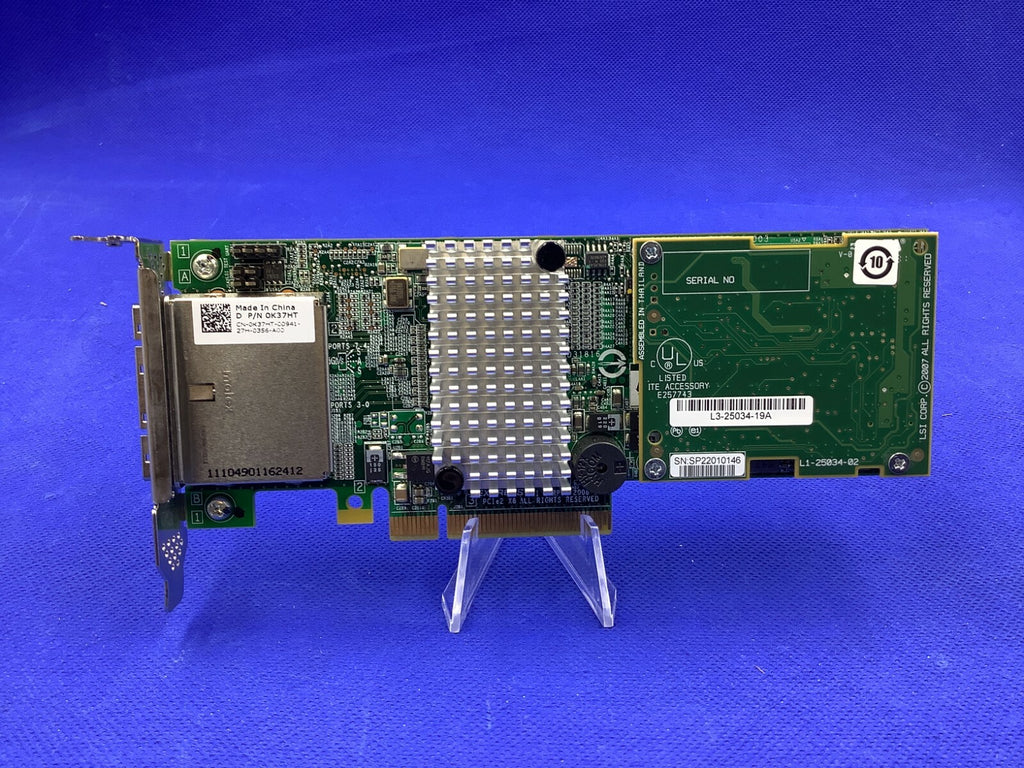 K37HT SAS9280-8e DELL/LSI 8-Port 6Gb/s PCI Express SATA /SAS RAID Controller