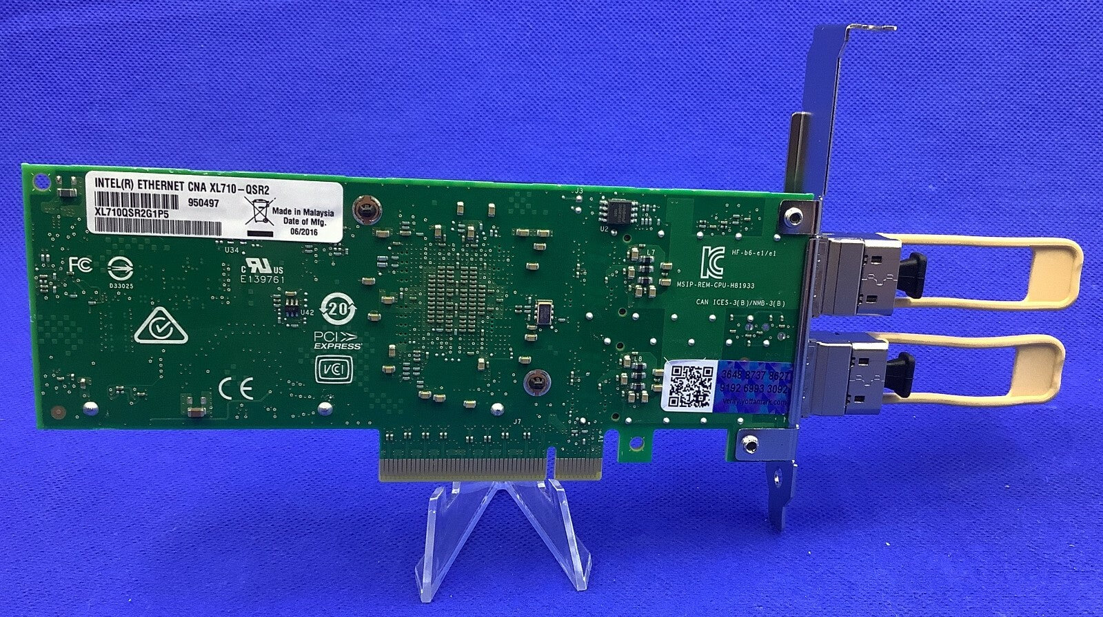 XL710QSR2 INTEL(R) ETHERNET CNA ADAPTER XL710-QSR2 XL710QSR2G1P5