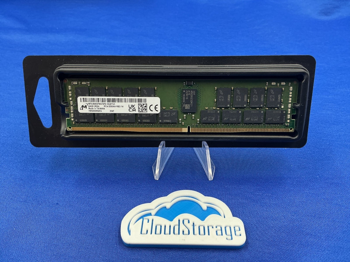 Micron MTA36ASF8G72PZ-3G2F1 64GB DDR4-3200 PC4-25600 2Rx4 ECC RDIMM MEMORY